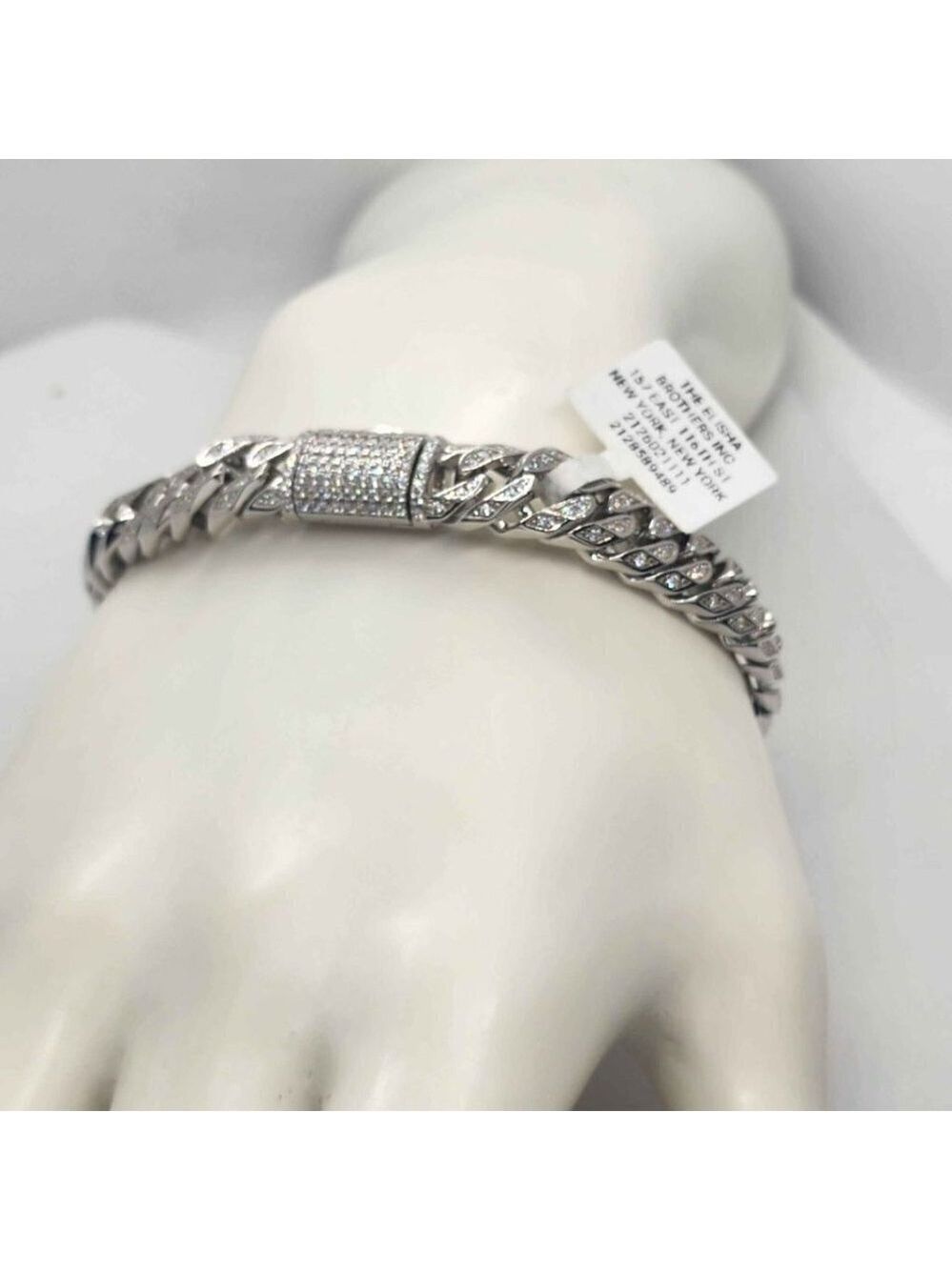 Brand New   Sterling Silver 925 Cuban link style  Bracelet